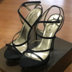 Blk bebe heels size 10